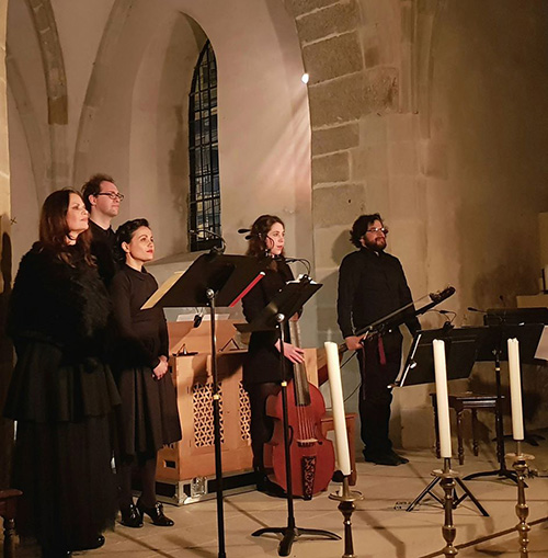 Mars 2018,Ouverture du Festival de Musique de Valmunster, avec Monique Zanetti, Vincent Bernhardt, Parsival Castro et Myriam Ropars