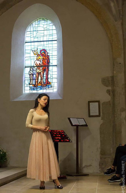 2017, 1er concert dans l'église de Valmunster